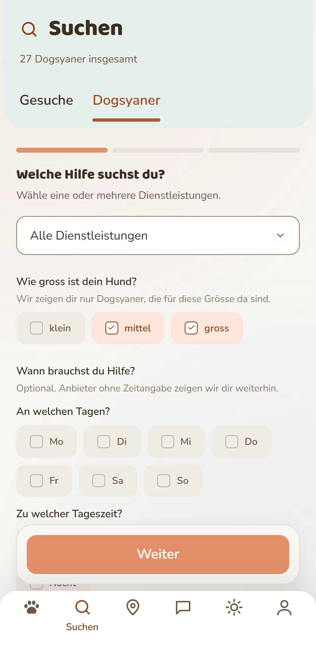 Fein filtern: Leistung, Hundegrösse und weitere Kriterien