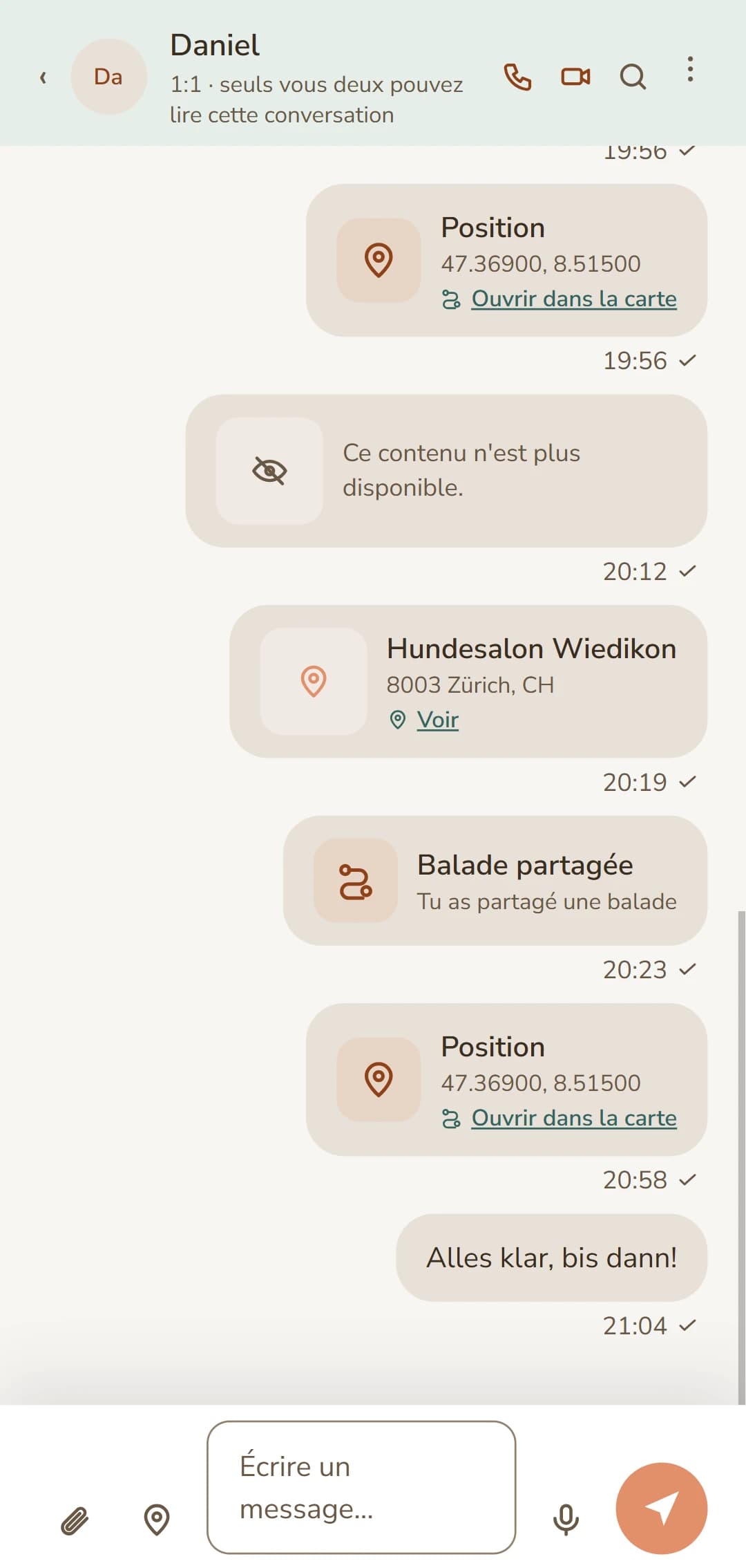 Une discussion ouverte : tout le fil d'un coup d'œil