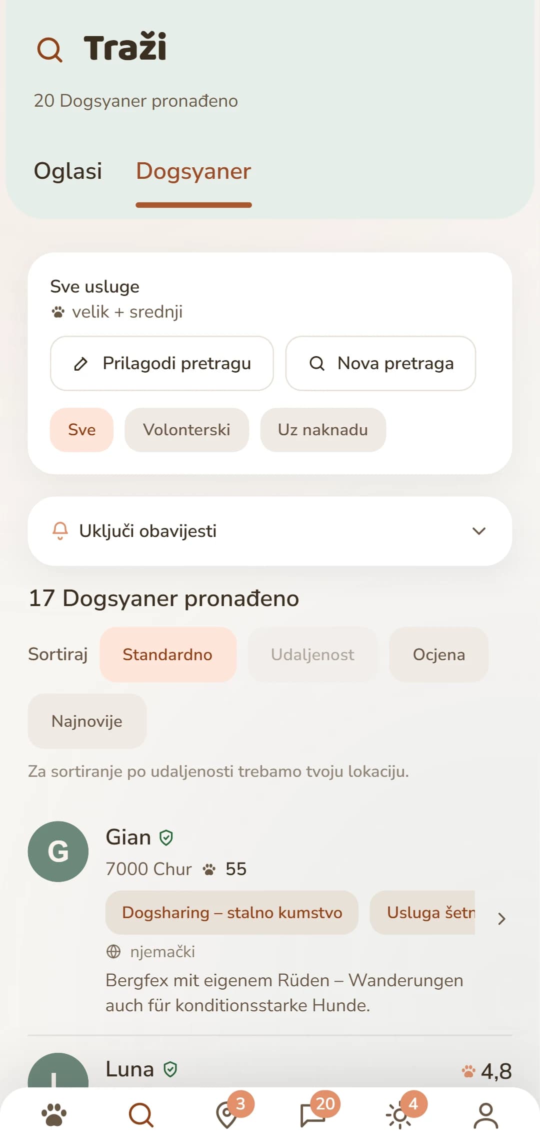 Popis rezultata: Dogsyaner u tvojoj blizini