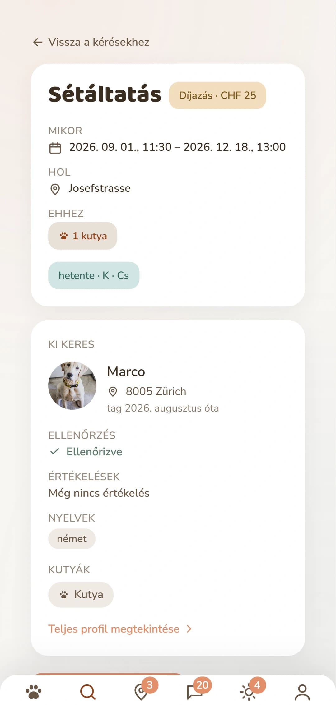 A kész kérés, ahogy a többi Dogsyaner látja