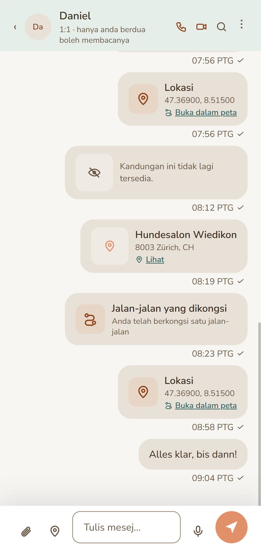 Satu sembang terbuka: seluruh sejarah dalam satu pandangan
