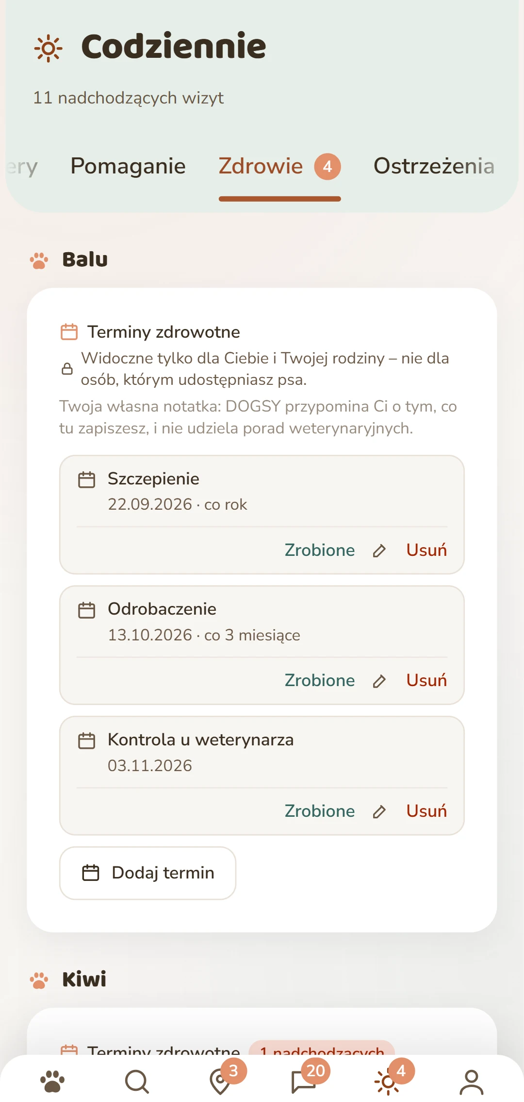 Terminy zdrowotne dla każdego psa: szczepienie, odrobaczanie, ochrona przed kleszczami i więcej