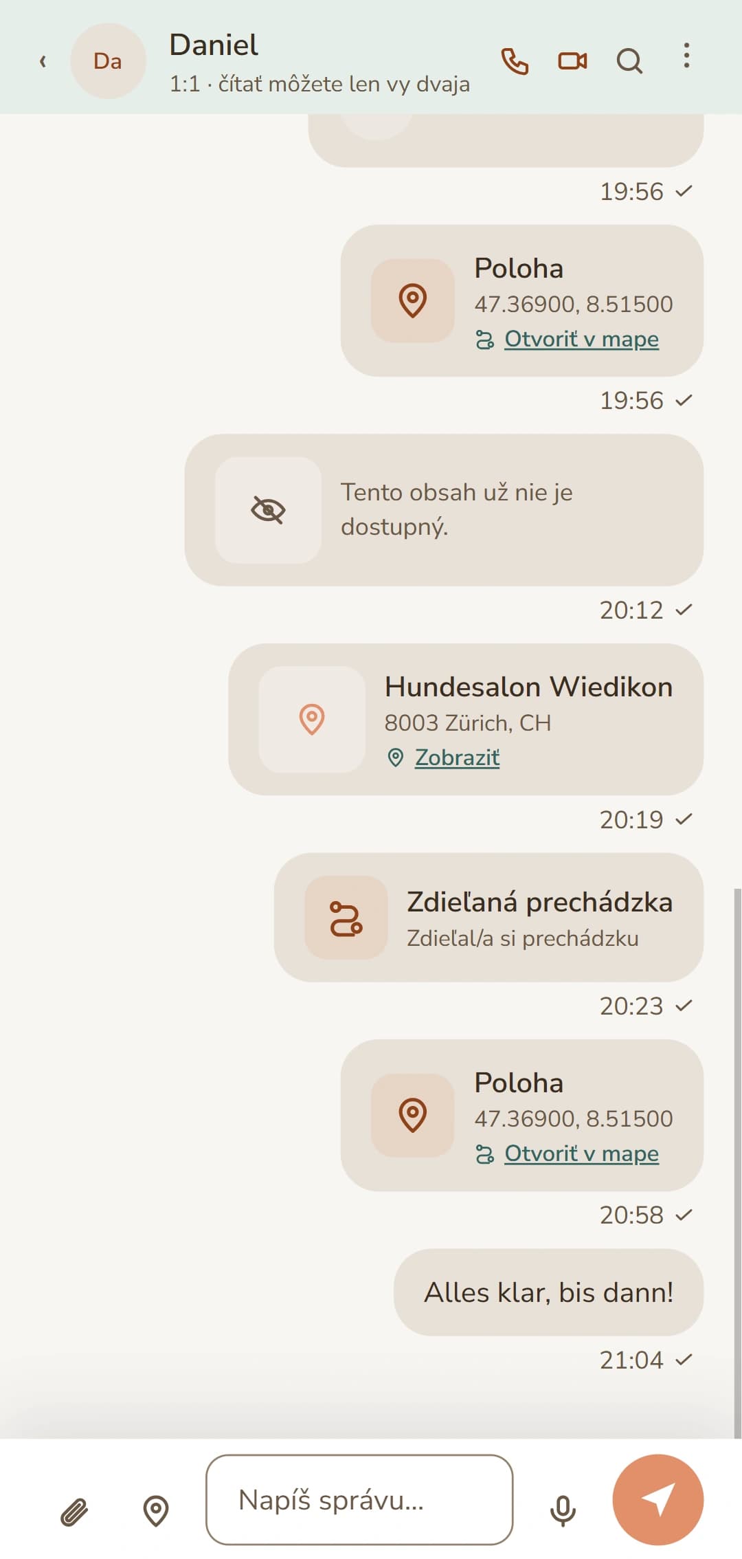 Otvorený chat: celá história na jeden pohľad