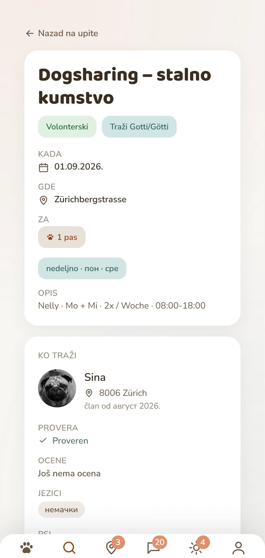 Oglas za Dogsharing u detaljima: period, mesto i ko stoji iza njega