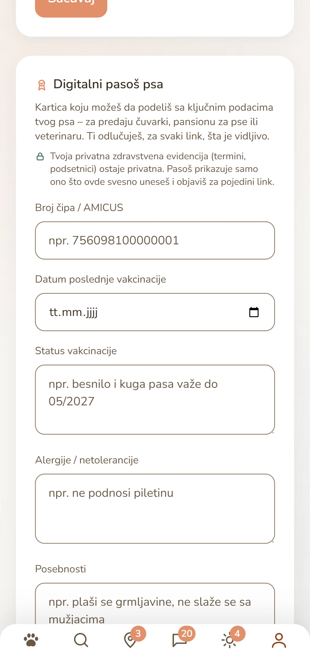 Digitalni pasoš psa: broj čipa, status vakcinacije i alergije