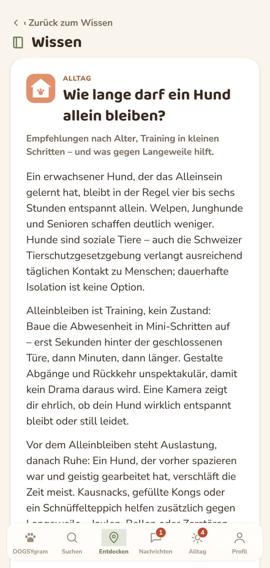 Ein geöffneter Wissens-Beitrag