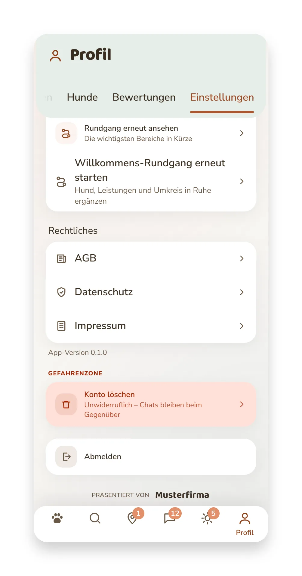 Einstellungen