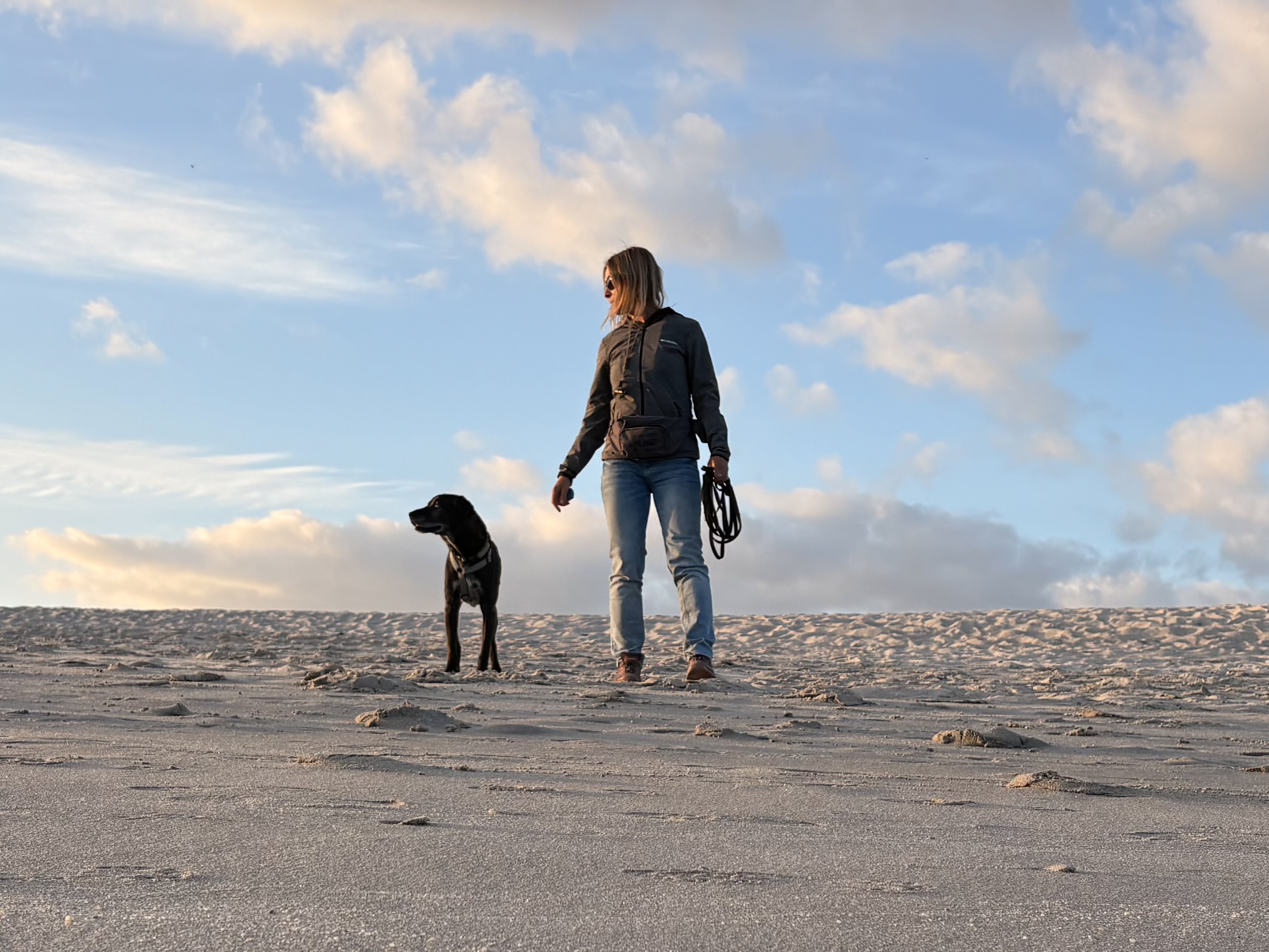 Die mit dem Hund geht